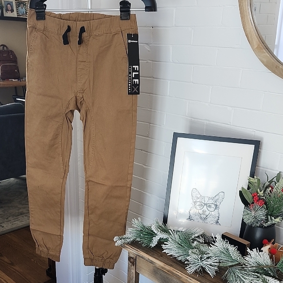 South Pole Other - Boys Khaki Joggers, Large 14-16